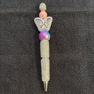 Sparkling Pink & Iridescent Decorative Ballpoint Pen